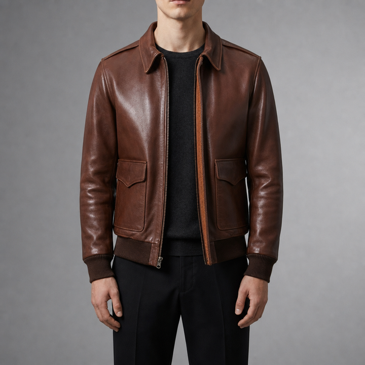 Shaw | Jacket leather for men