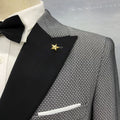 Jackson | Blazer ajusté avec détails à bord brut