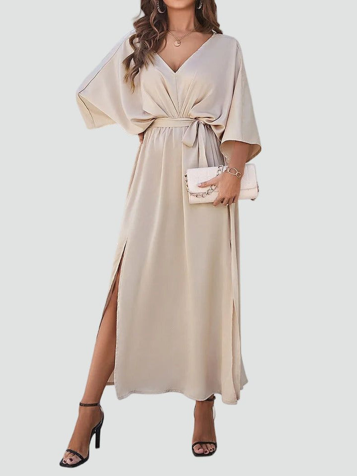 Autumn | Flowy V-Neck Maxi Dress