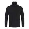 Ezra | Pull à col roulé uni ample pour homme