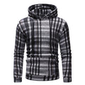 Aiden | Pull à capuche rayé, coupe ajustée