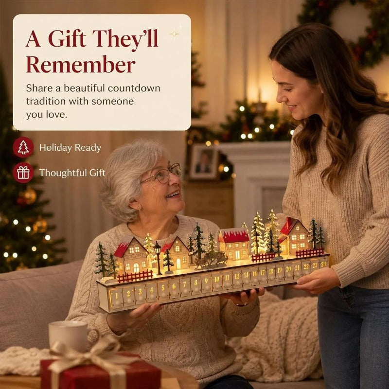 Callie | Wooden Christmas Village Advent Calendar
