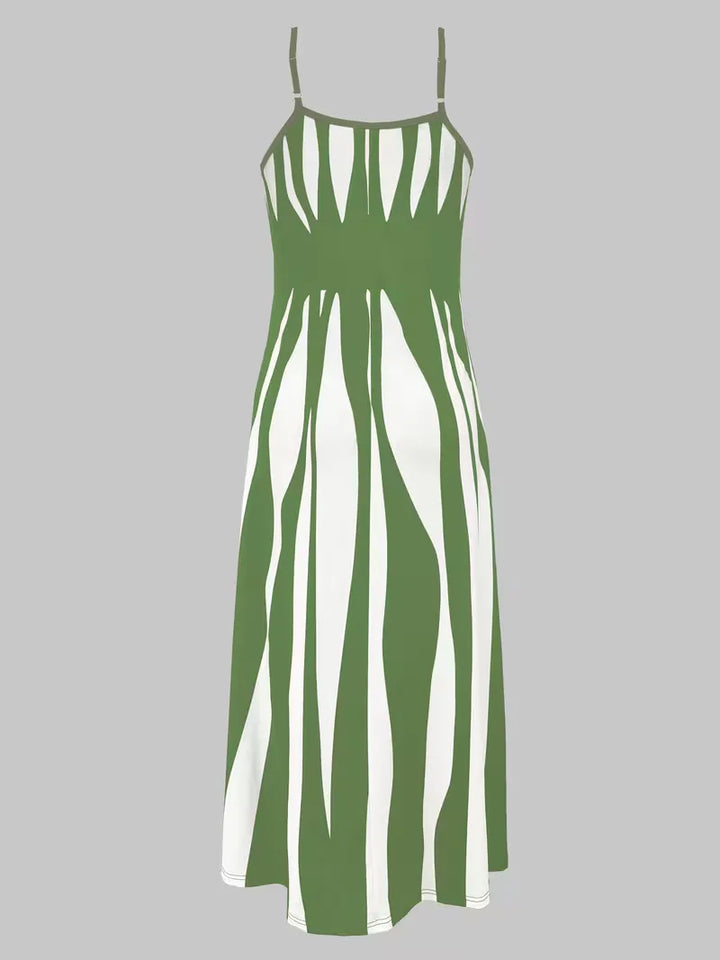 Monroe | Abstract Print Maxi Dress