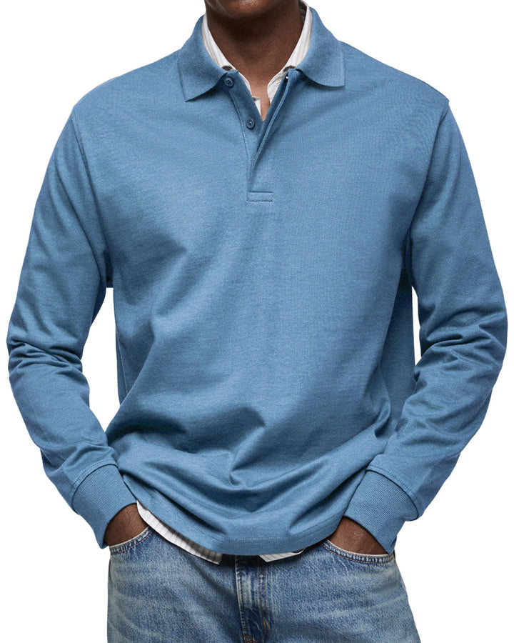 Hayes | Relaxed Long Sleeve Polo