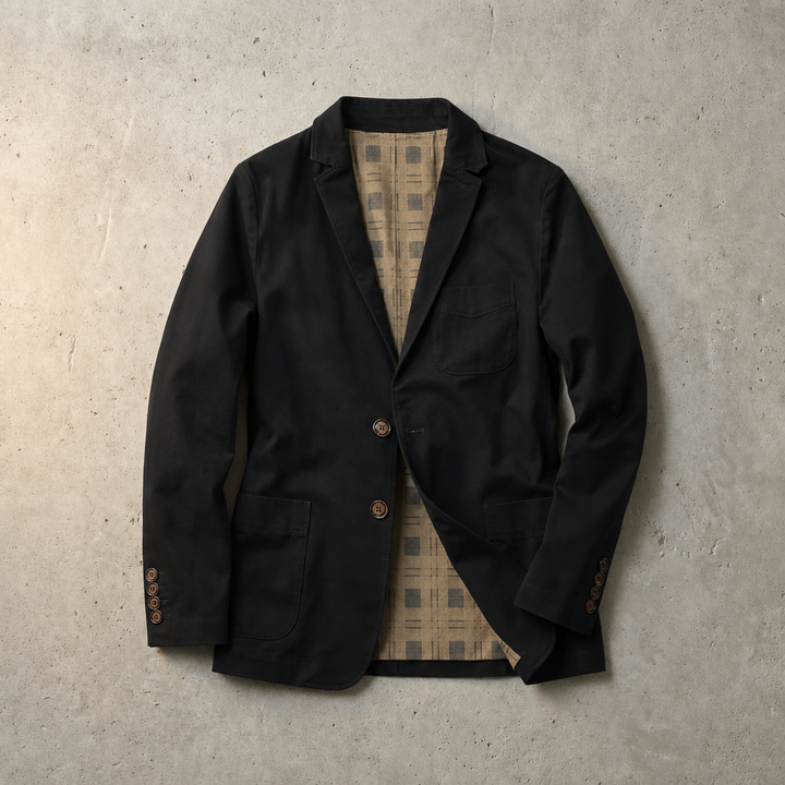 Ingram | Cotton twill blazer for men