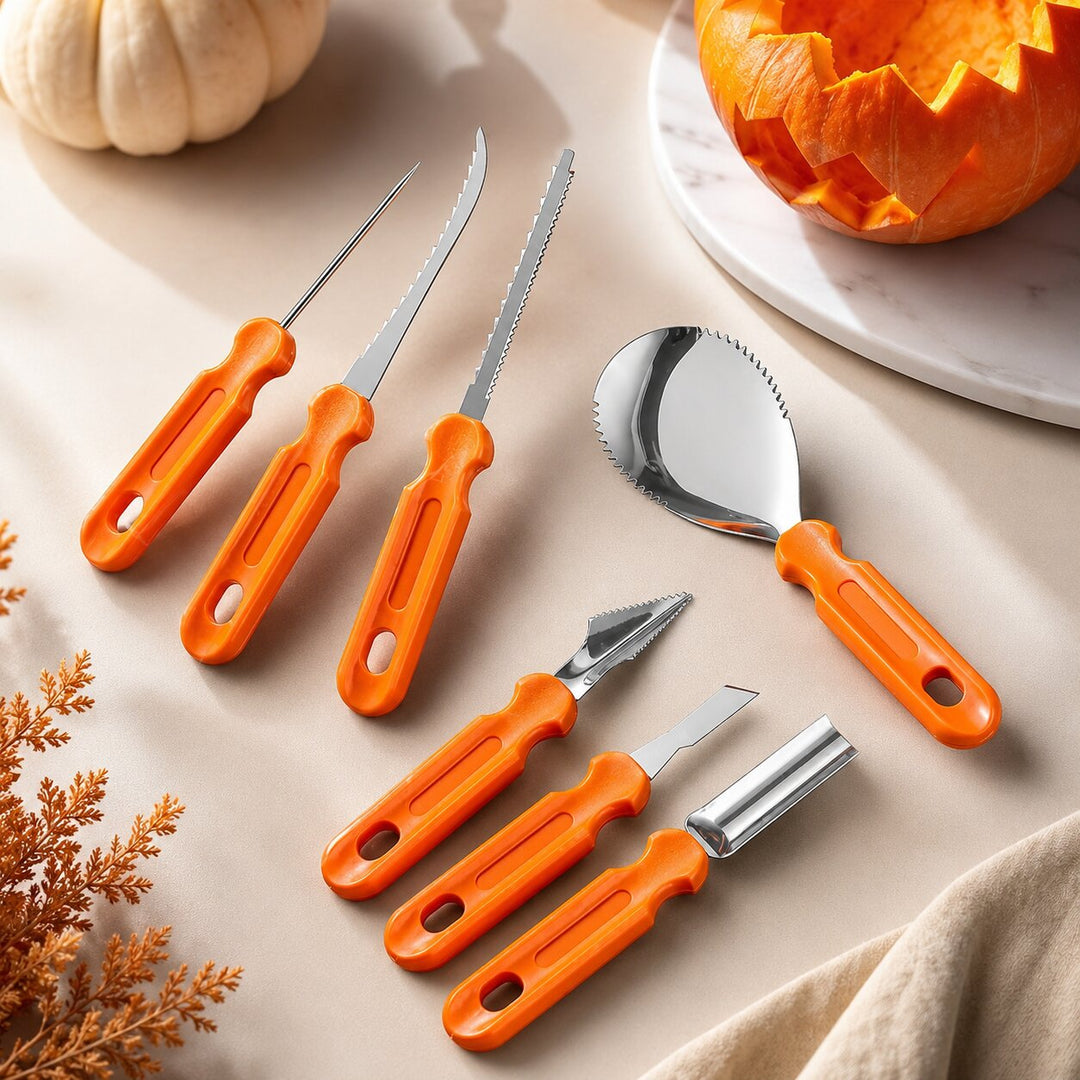 Shade | 10-piece pumpkin carving set with bag