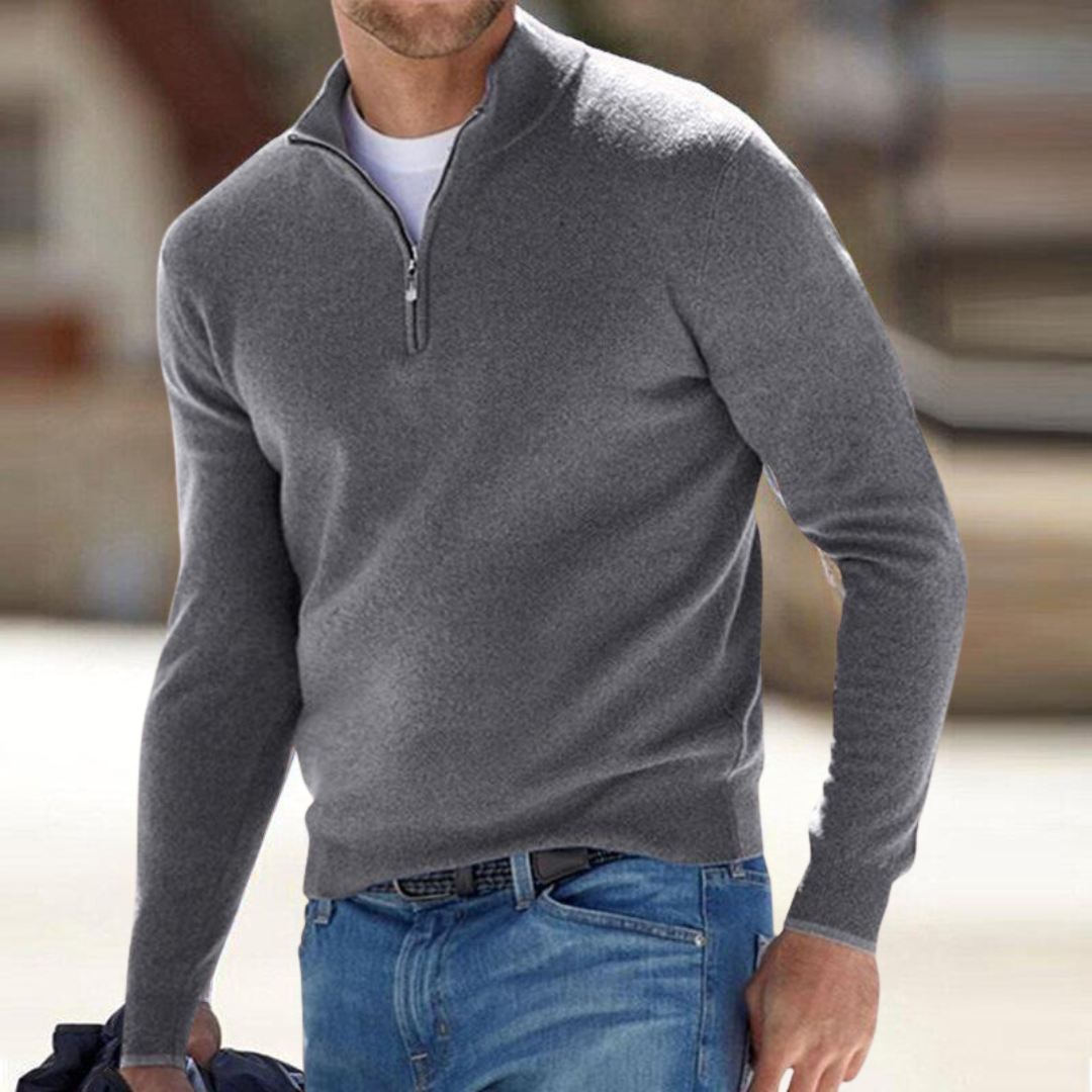 Carter | Men's Half Zip Knit Sweater
