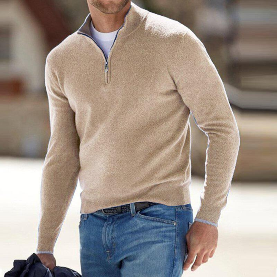 Carter | Men's Half Zip Knit Sweater