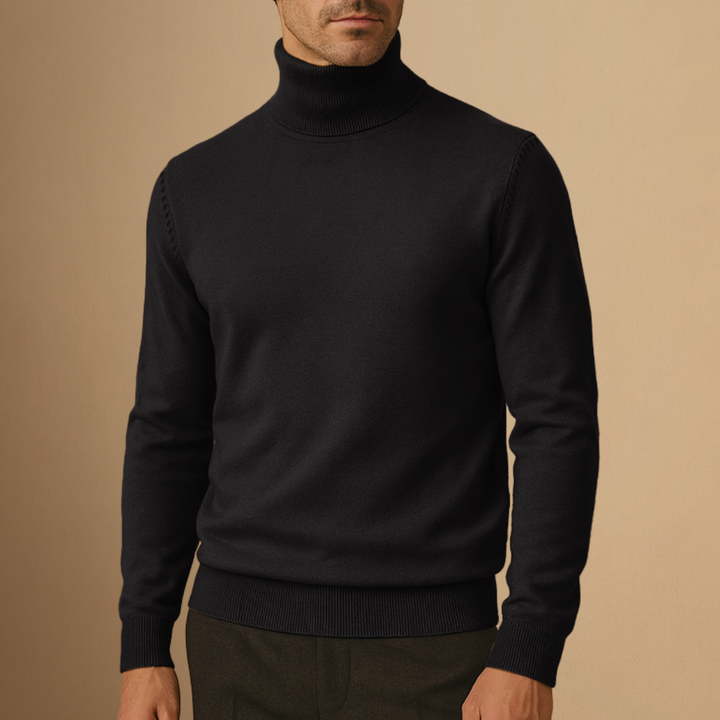 Gavin | Classic Soft Knit Turtleneck