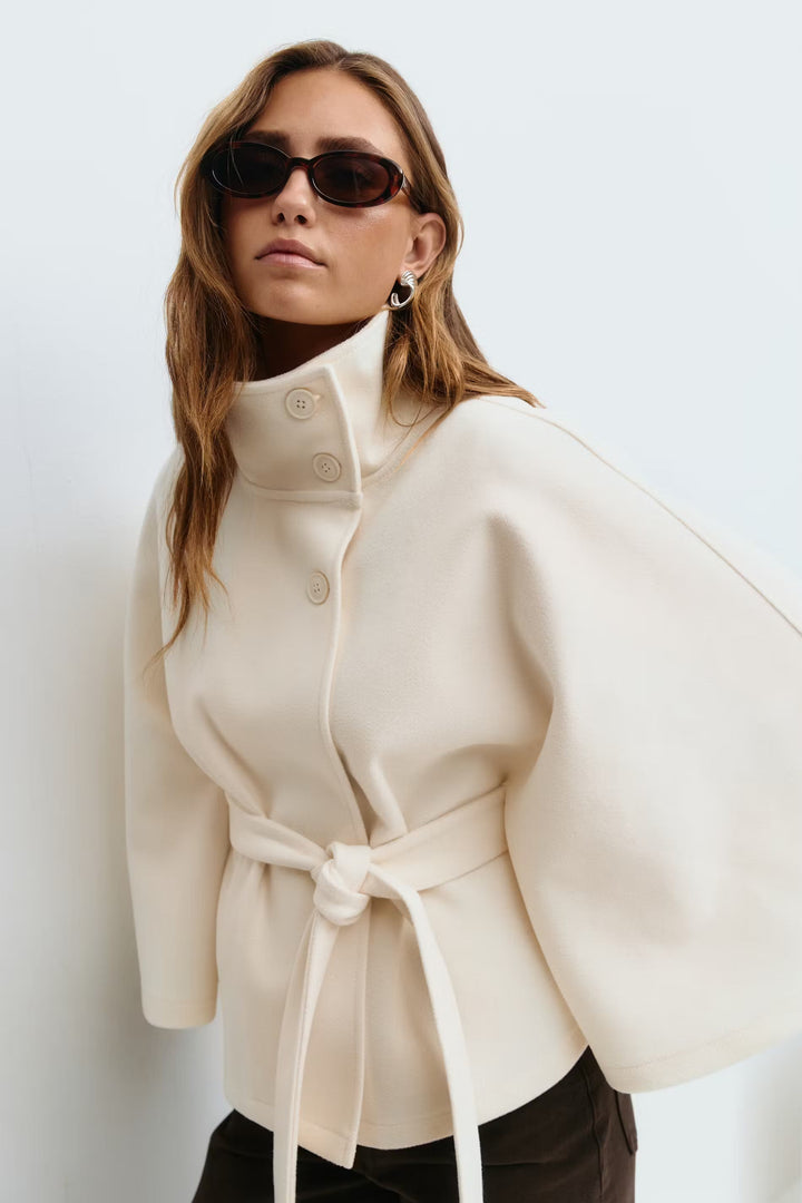 Vivian | Women's Belted Cape Coat
