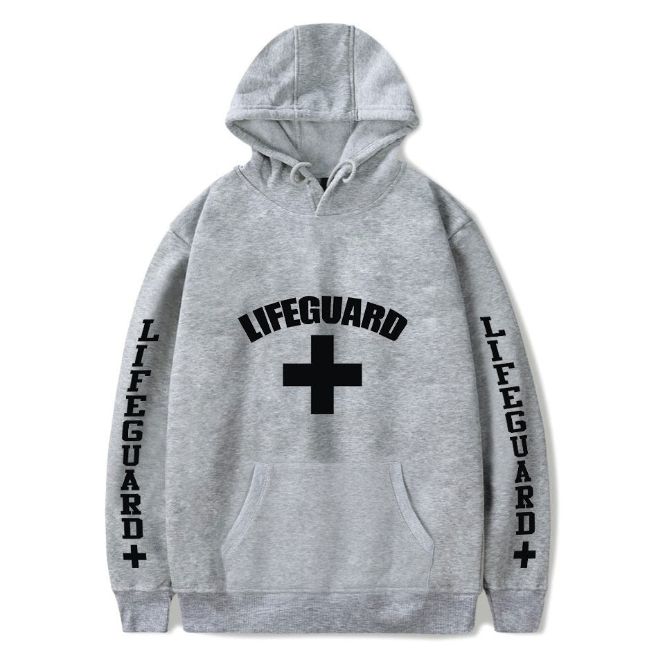 Men's hooded sweater jacket with slim fit