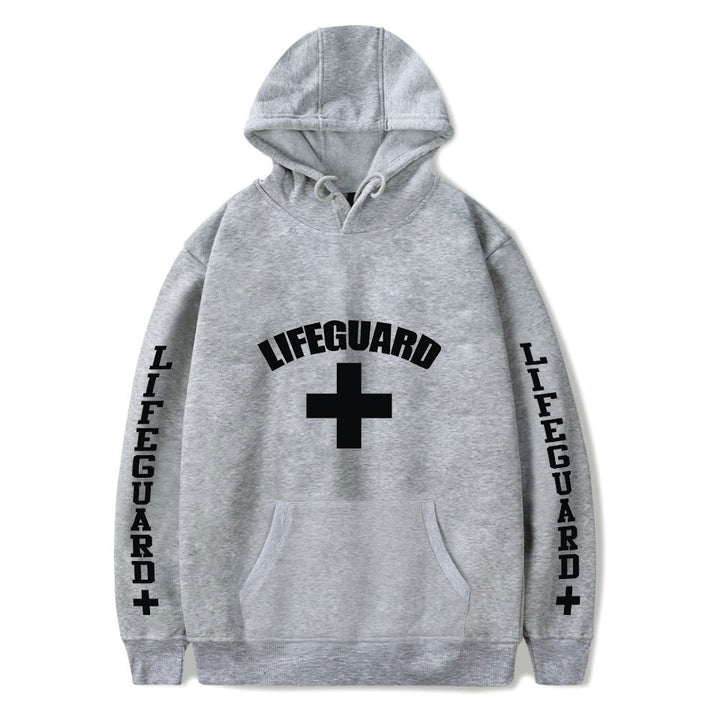 Men's hooded sweater jacket with slim fit
