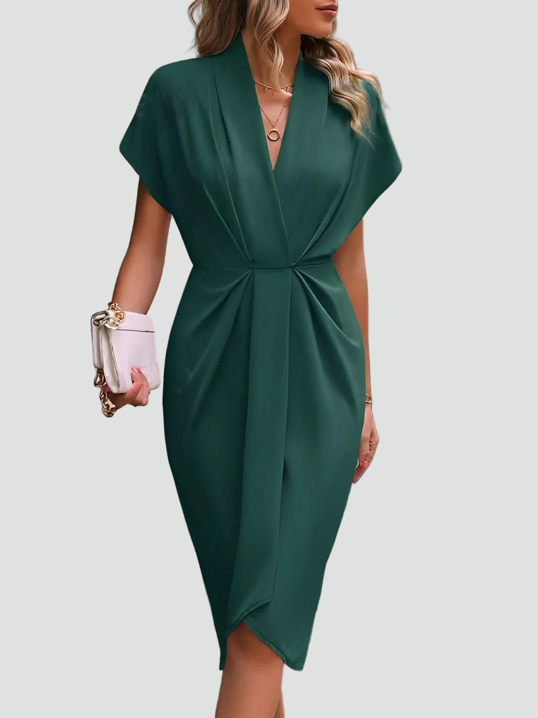 Ava | Women’s Wrap Midi Cocktail Dress