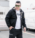 Thomas | Blouson bomber brodé sans col pour homme