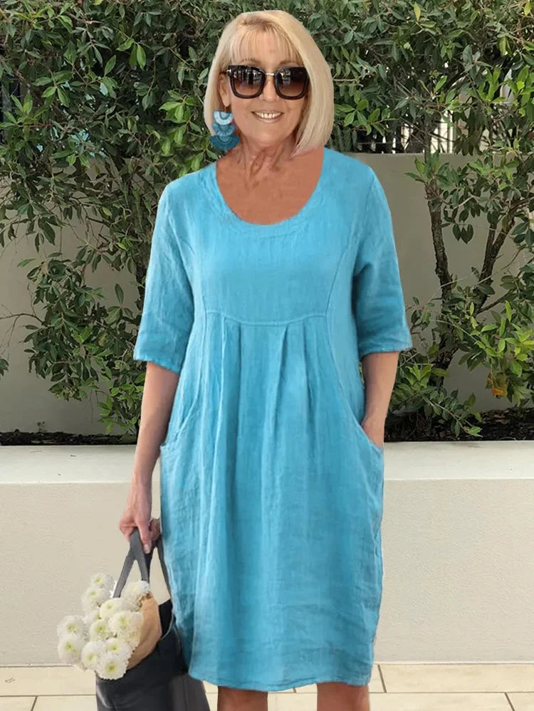 Lily | Pleated Pocket Summer Dress