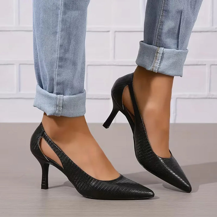 Valentina | Cut Out Stiletto Heels
