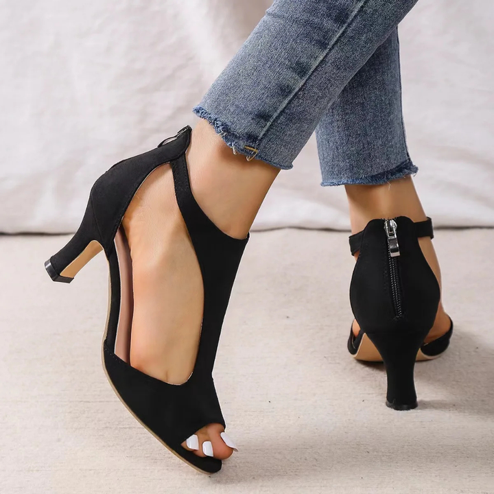 Scarlett | Women's Open Toe Cut Out Pumps