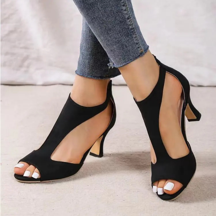 Scarlett | Women's Open Toe Cut Out Pumps