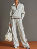 Thea | Blouse and wide-leg pants set