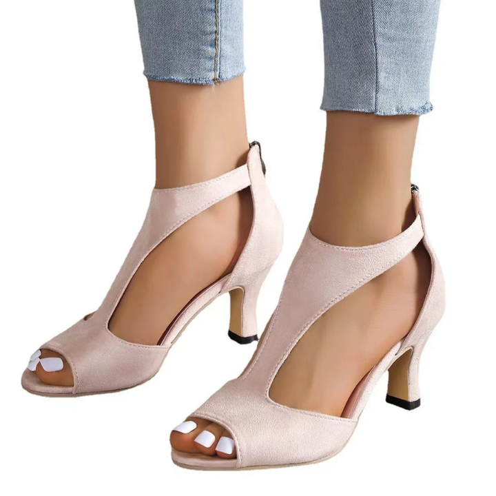 Scarlett | Women's Open Toe Cut Out Pumps
