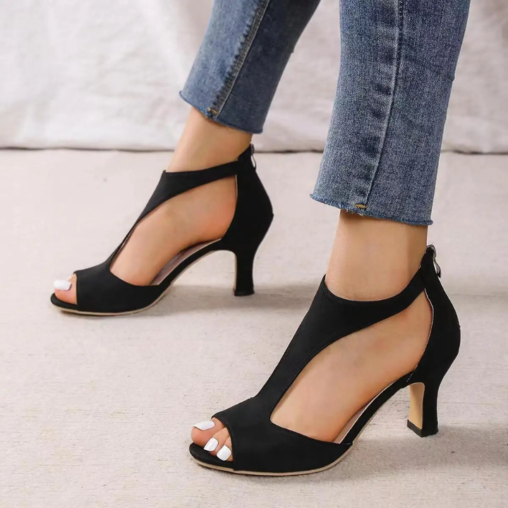 Scarlett | Women's Open Toe Cut Out Pumps