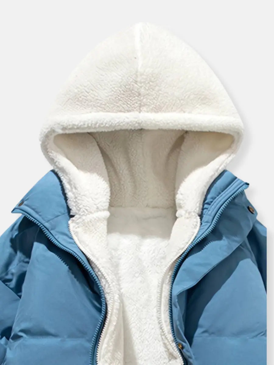 Delaney | Cozy Fleece-Lined Hooded Winter Coat