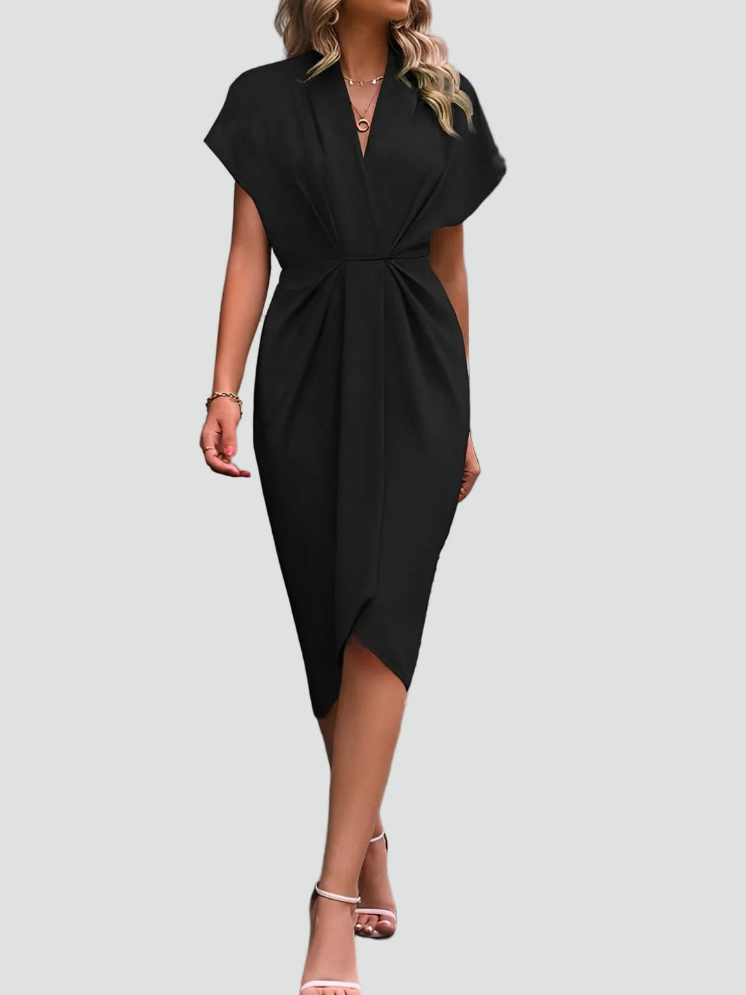Ava | Women’s Wrap Midi Cocktail Dress
