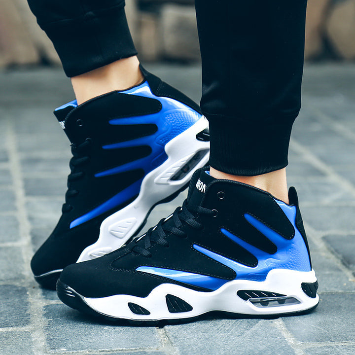 Men's high-top air cushion basketball shoes