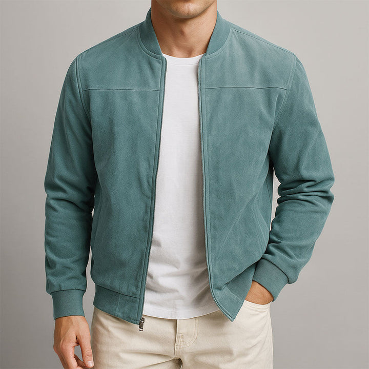 Mason | Men's Suede-Look Bomber Jacket