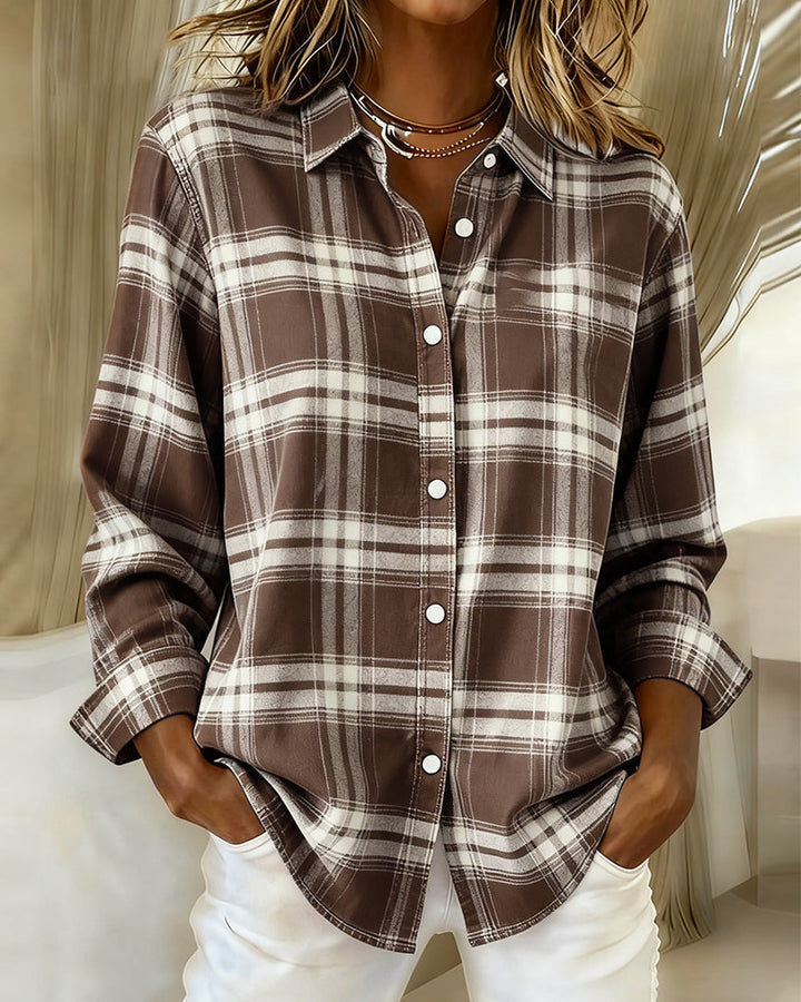 Harper | Classic Plaid Button-Up Shirt