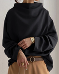 Leona | Oversized funnel-neck sweatshirt for women