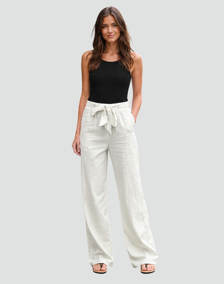 Madison | Wide Leg Linen Pants for Women
