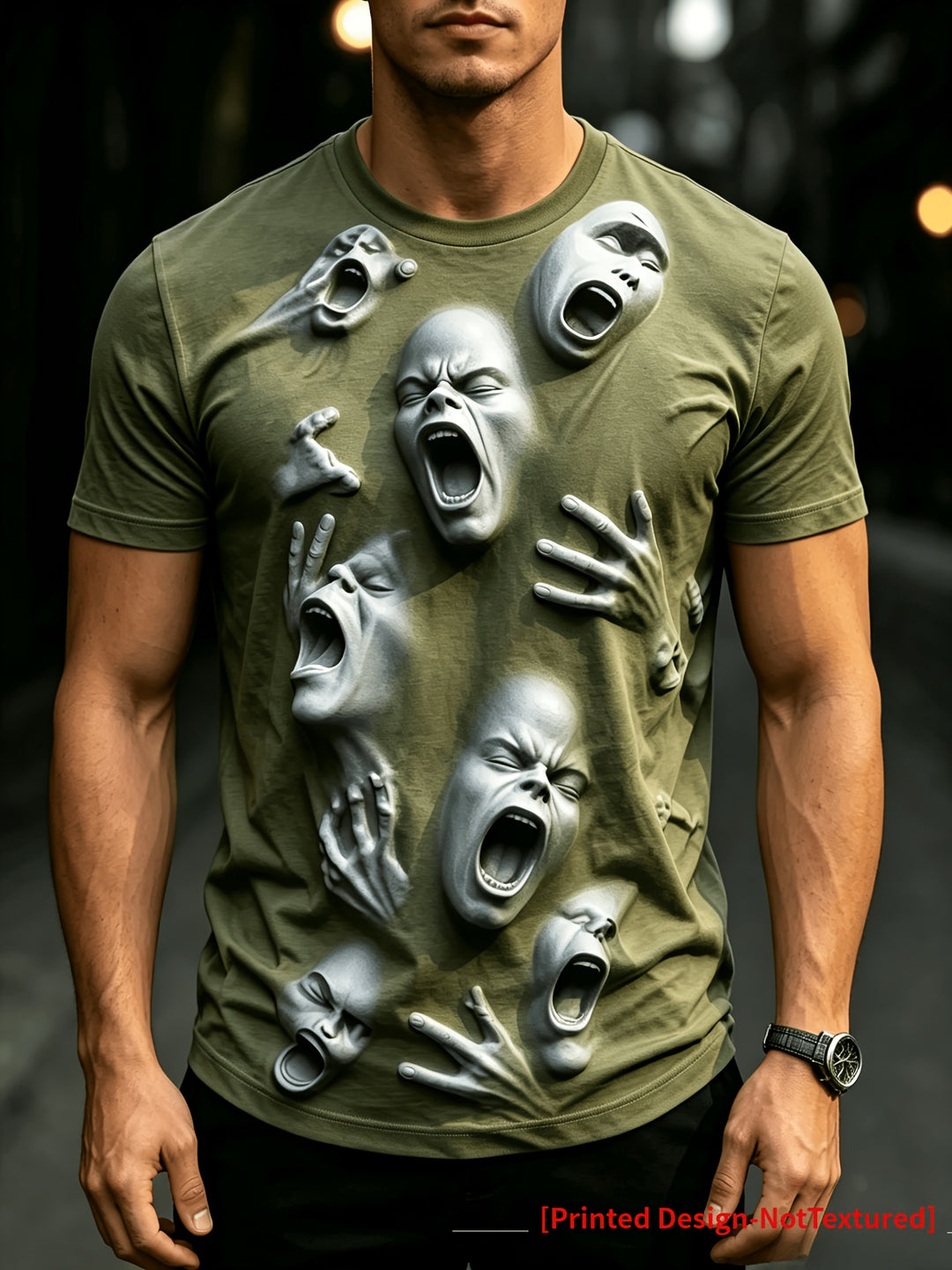 Balthazar | Men printed casual tee