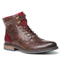 Jameson | Bottines pour homme de style Martin, bout rond et talon bas