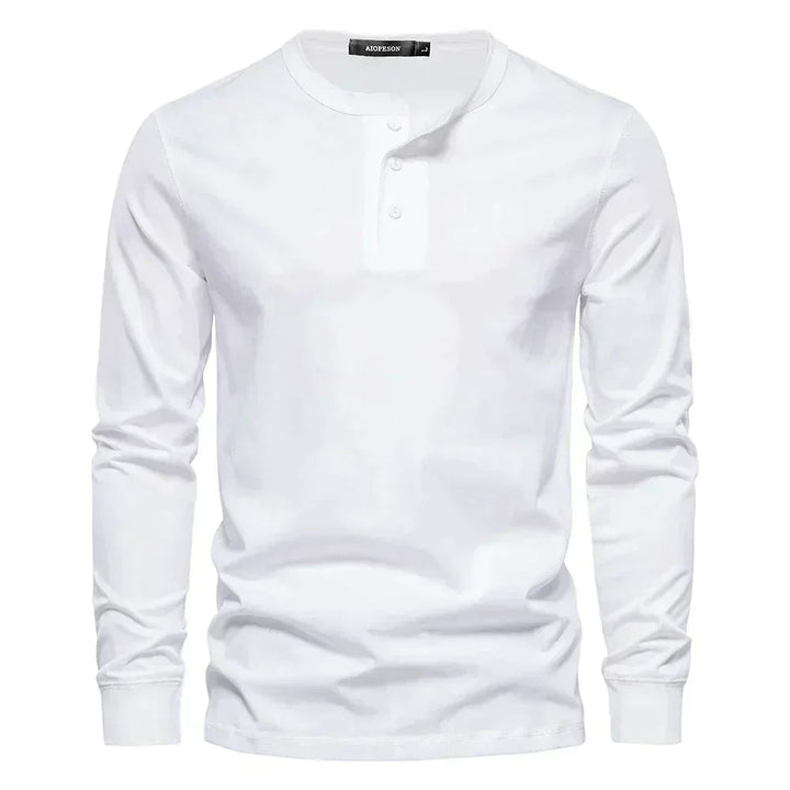 Declan | Men's Long Sleeve Henley Shirt