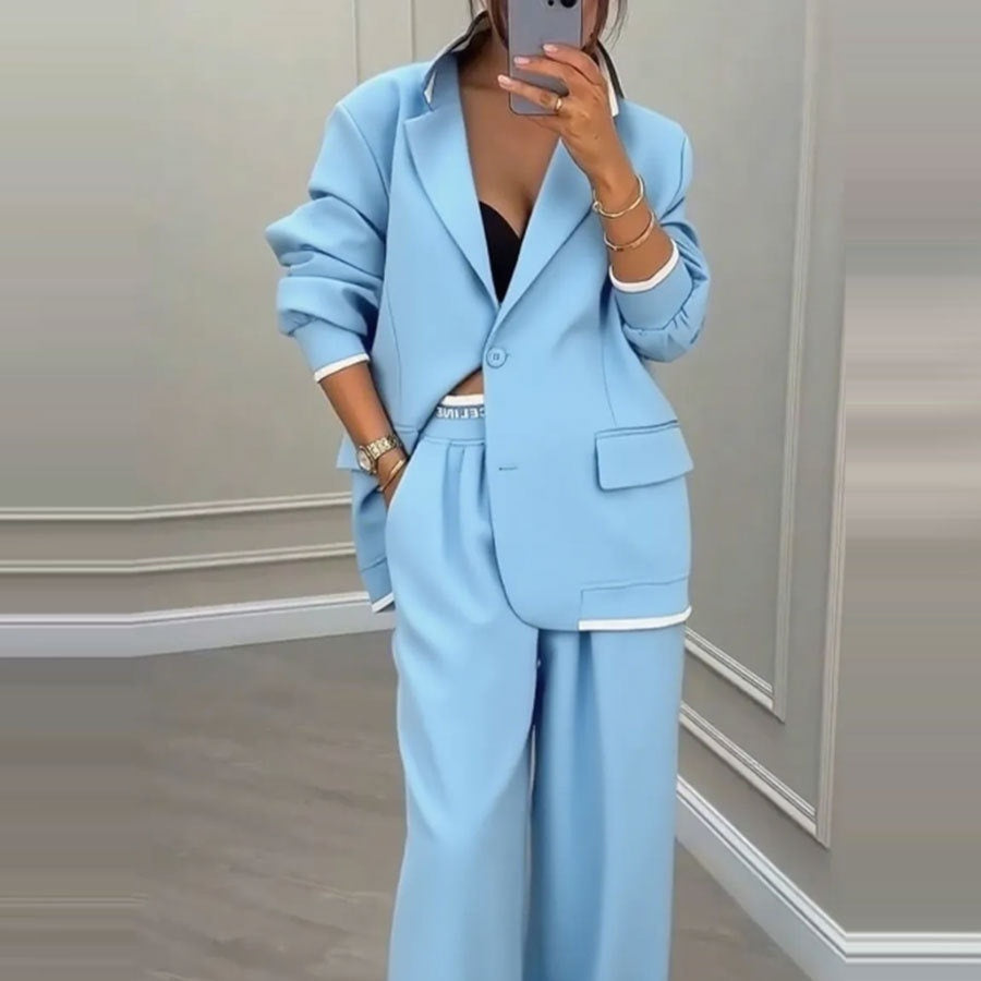 Fleur | Blazer and wide-leg pants set