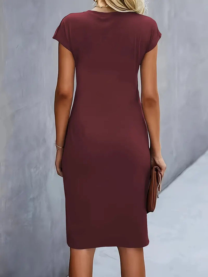 Hailey | Elegant Fitted Midi Dress