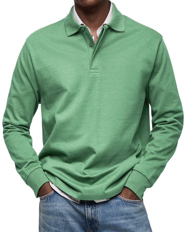 Hayes | Relaxed Long Sleeve Polo