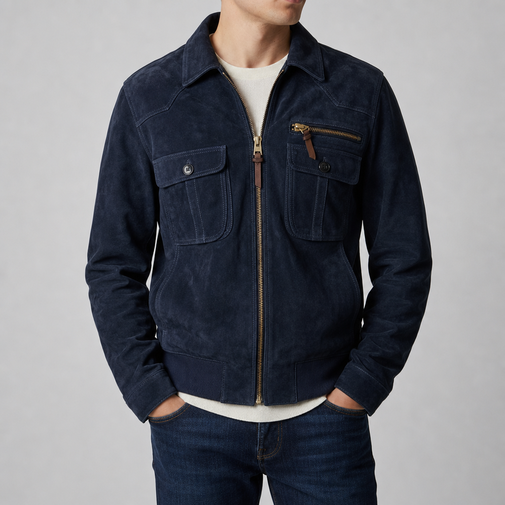 Corbin | Jacket suede for men