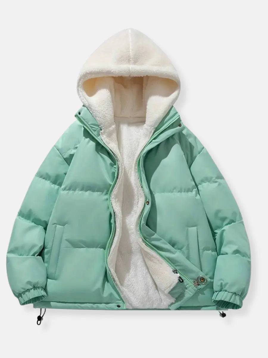 Delaney | Cozy Fleece-Lined Hooded Winter Coat