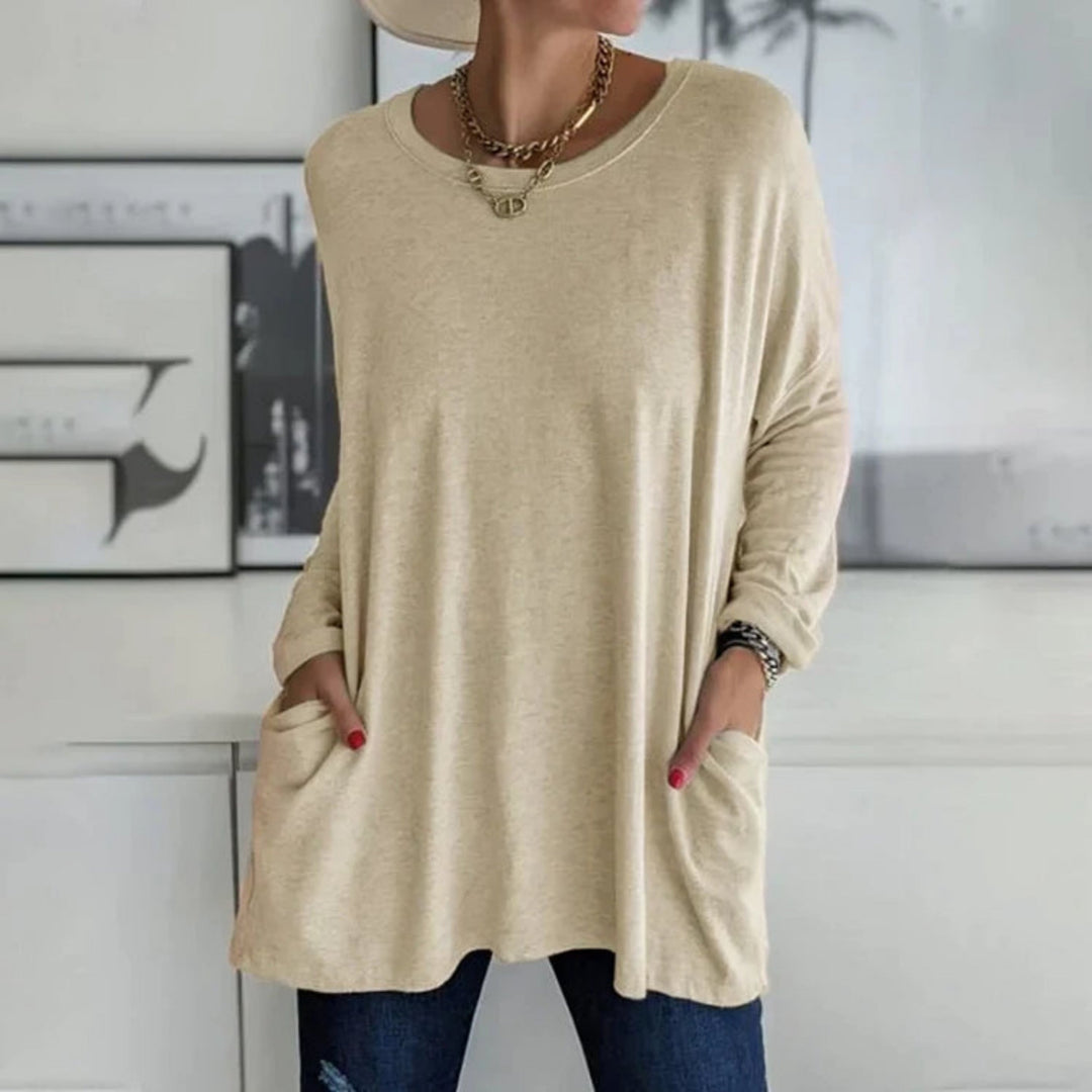 Rosamonde | Oversized women sweater with side pockets
