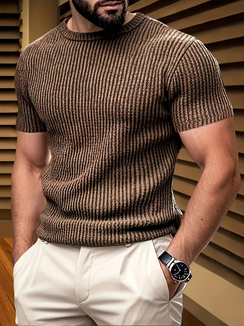 Hayes | Textured Knit T-Shirt
