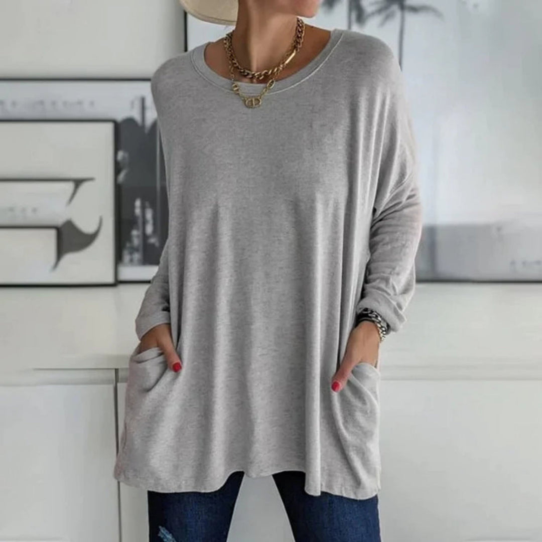 Rosamonde | Oversized women sweater with side pockets