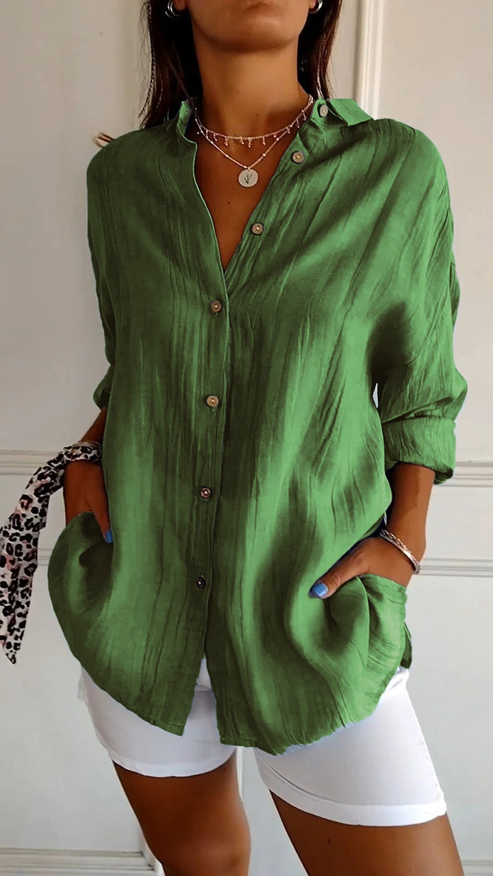 Avery | Oversized Button-Up Blouse