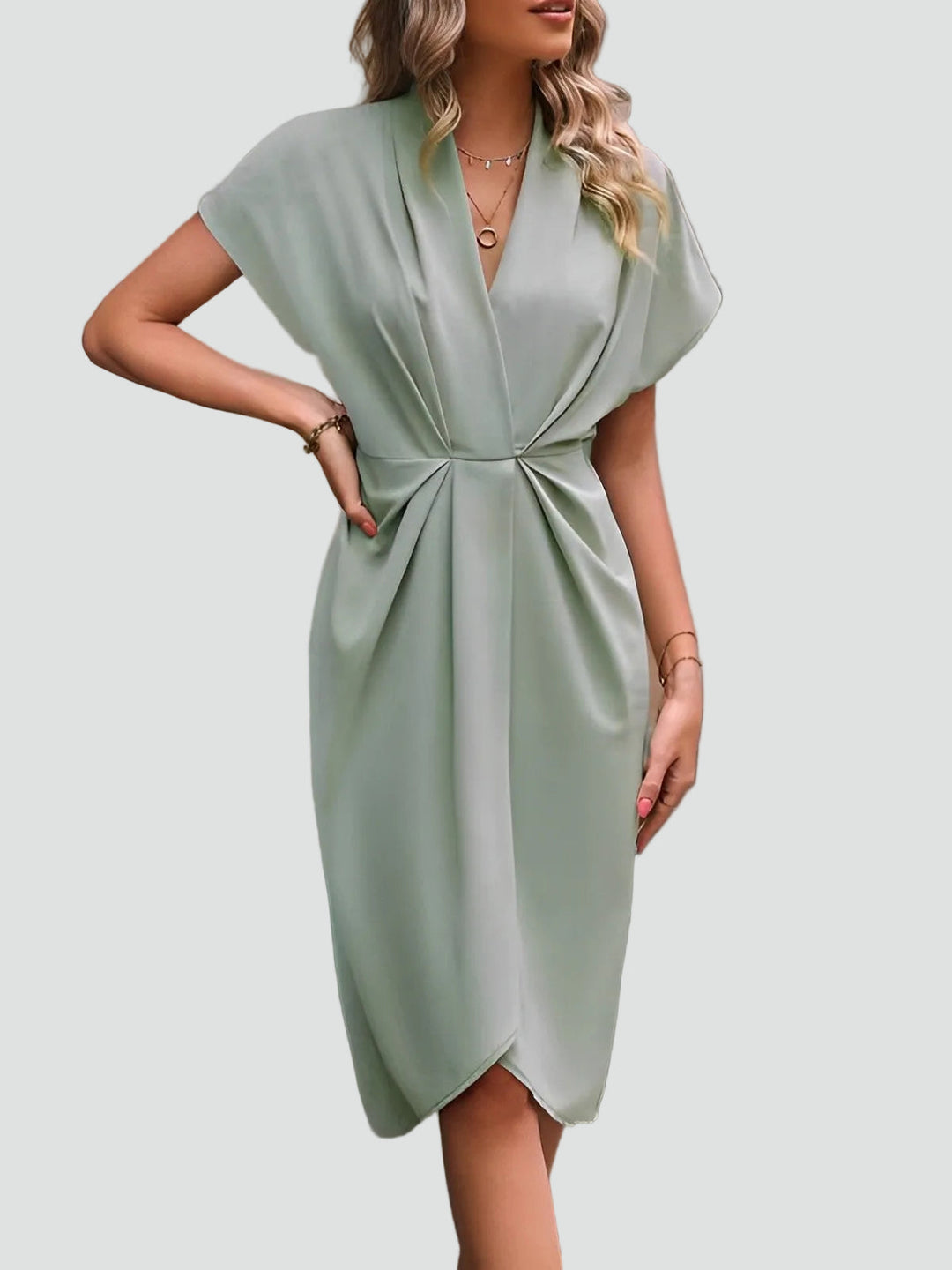 Ava | Women’s Wrap Midi Cocktail Dress