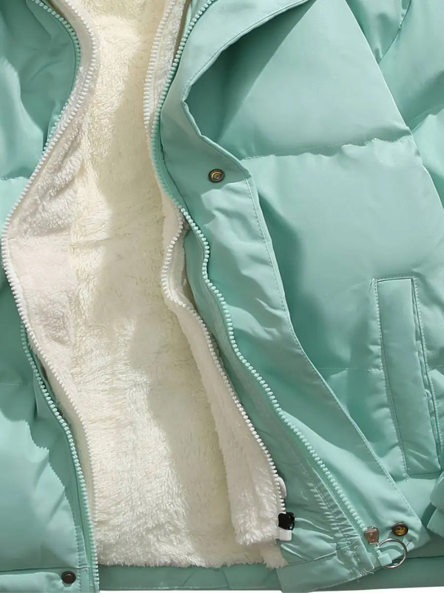 Delaney | Cozy Fleece-Lined Hooded Winter Coat