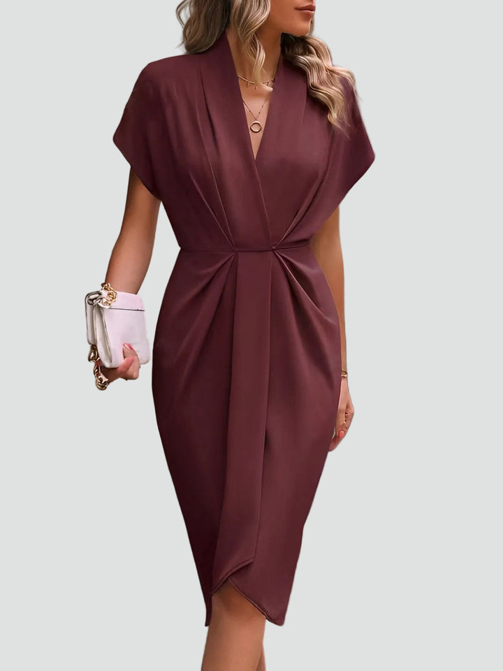 Ava | Women’s Wrap Midi Cocktail Dress