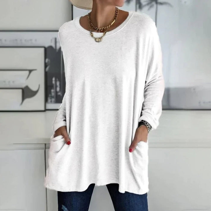 Rosamonde | Oversized women sweater with side pockets