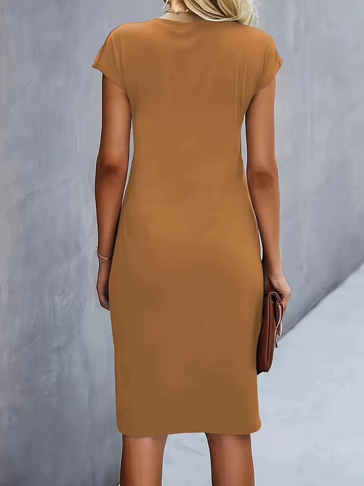 Hailey | Elegant Fitted Midi Dress