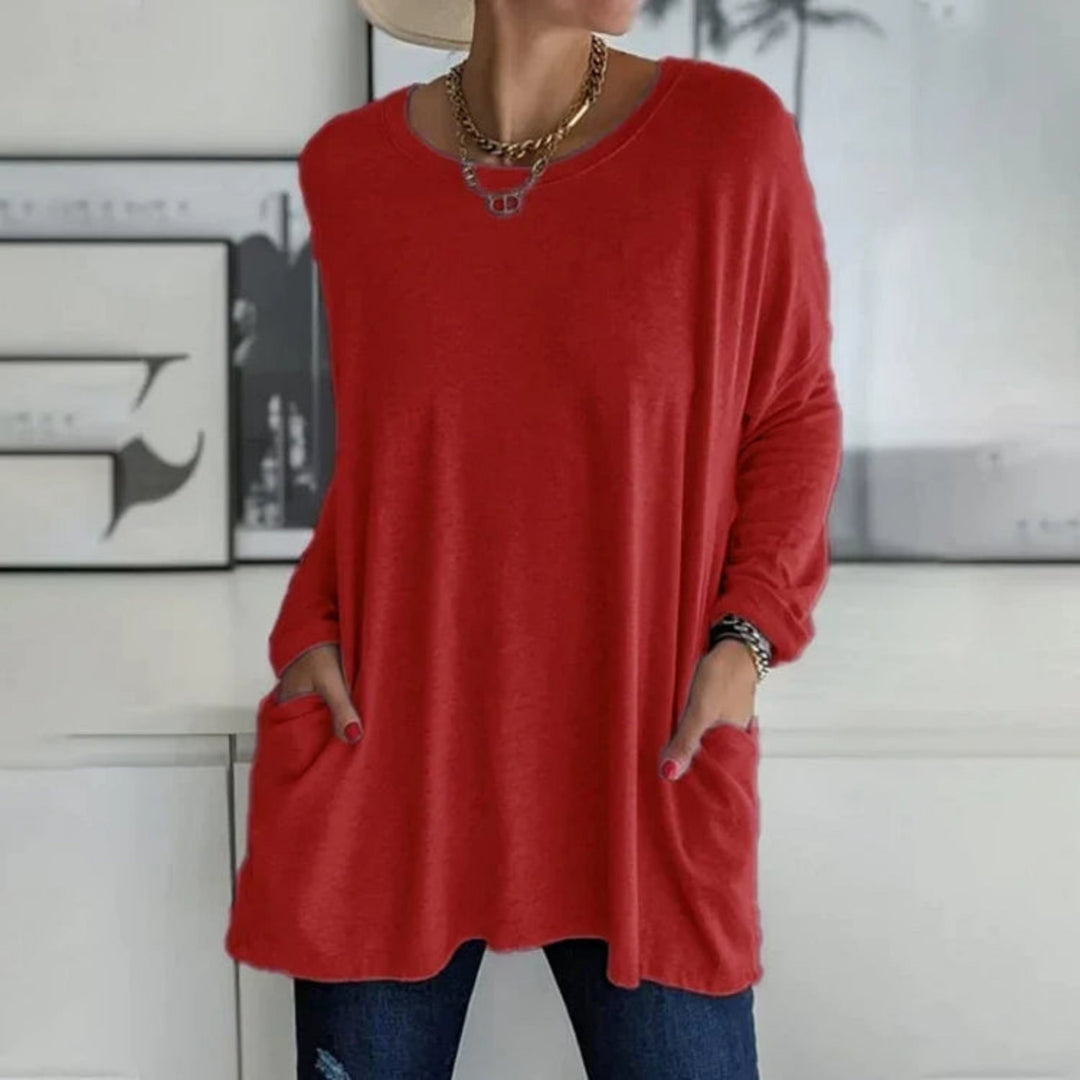 Rosamonde | Oversized women sweater with side pockets